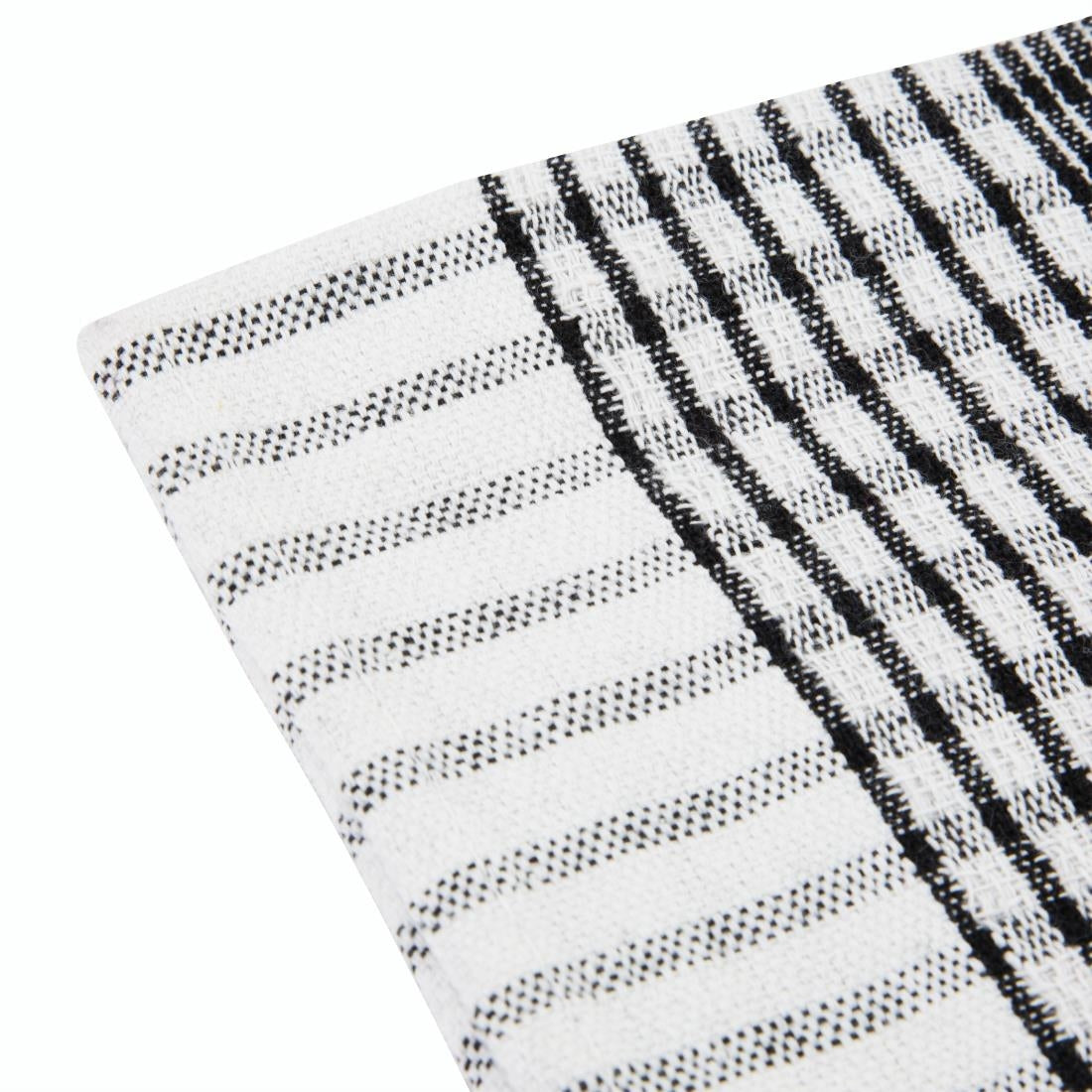 Vogue Wonderdry Tea Towels Black (10 Pack)