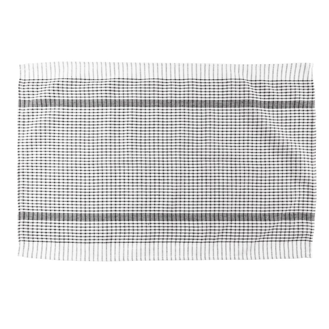 Vogue Wonderdry Tea Towels Black (10 Pack)