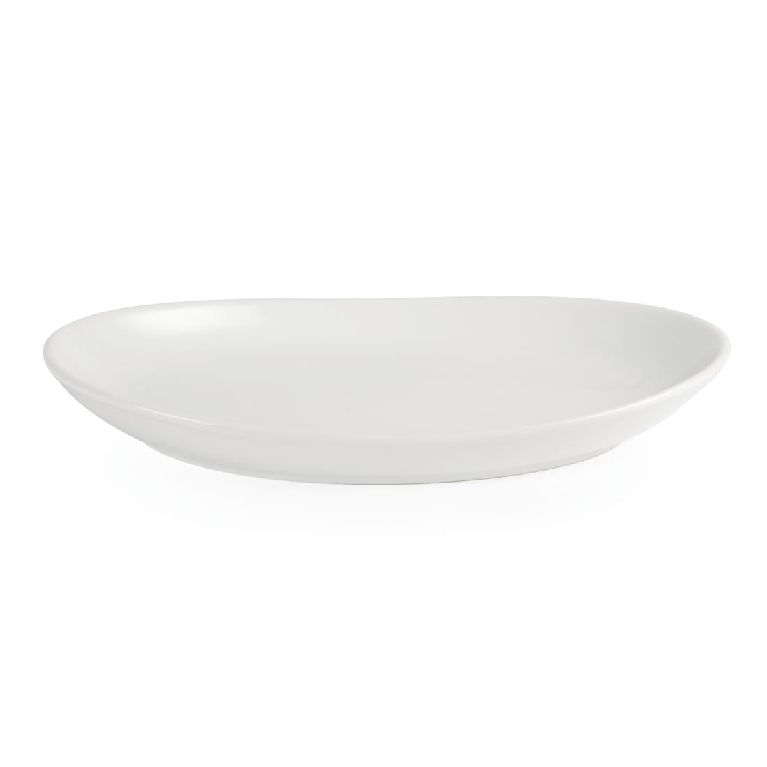 Olympia Whiteware French Deep Oval Plates 304mm (4 Pack)