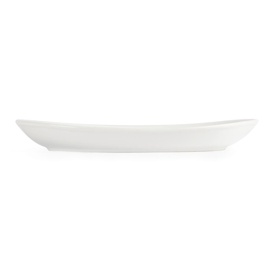 Olympia Whiteware French Deep Oval Plates 304mm (4 Pack)