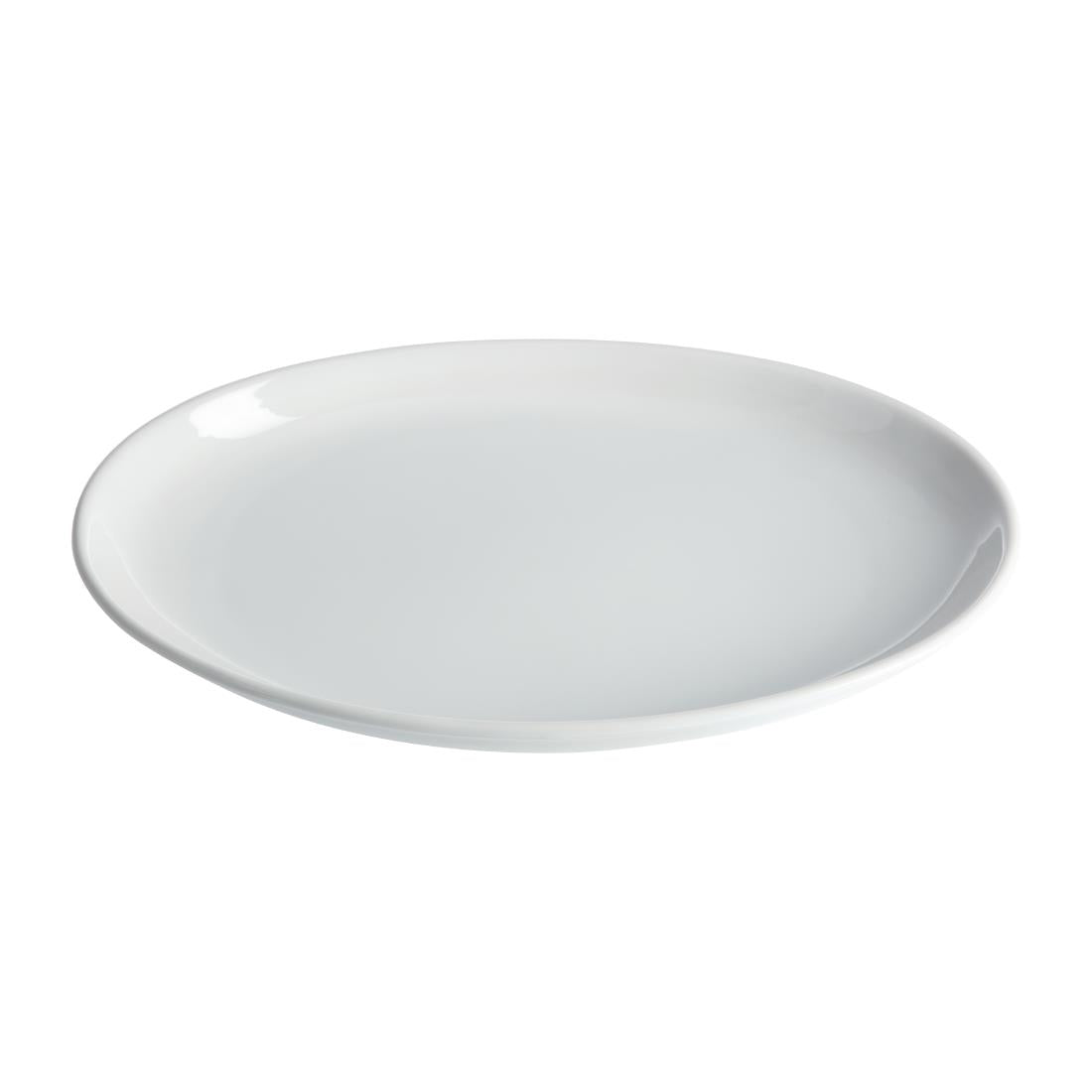 Olympia Whiteware French Deep Oval Plates 365mm (2 Pack)