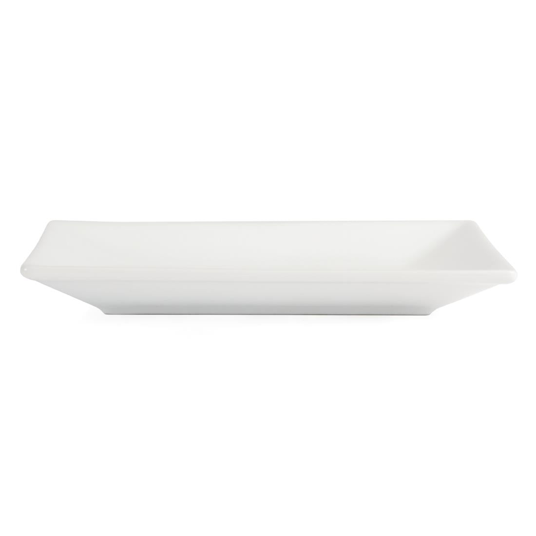 Olympia Whiteware Serving Rectangular Platters 200x130mm (6 Pack)