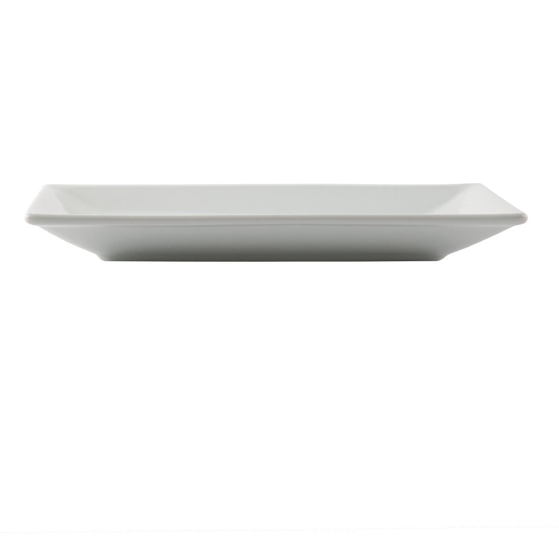 Olympia Whiteware Serving Rectangular Platters 250x150mm (4 Pack)