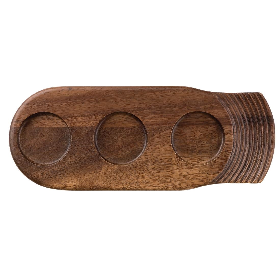 Churchill Single Handled Medium Wooden Boards 355mm (4 Pack)