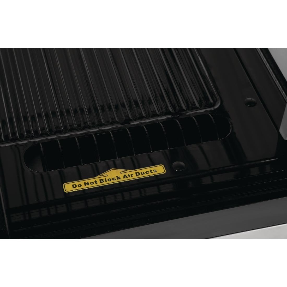 Polar G-Series Energy Efficient Countertop Food Display Fridge Black 120Ltr