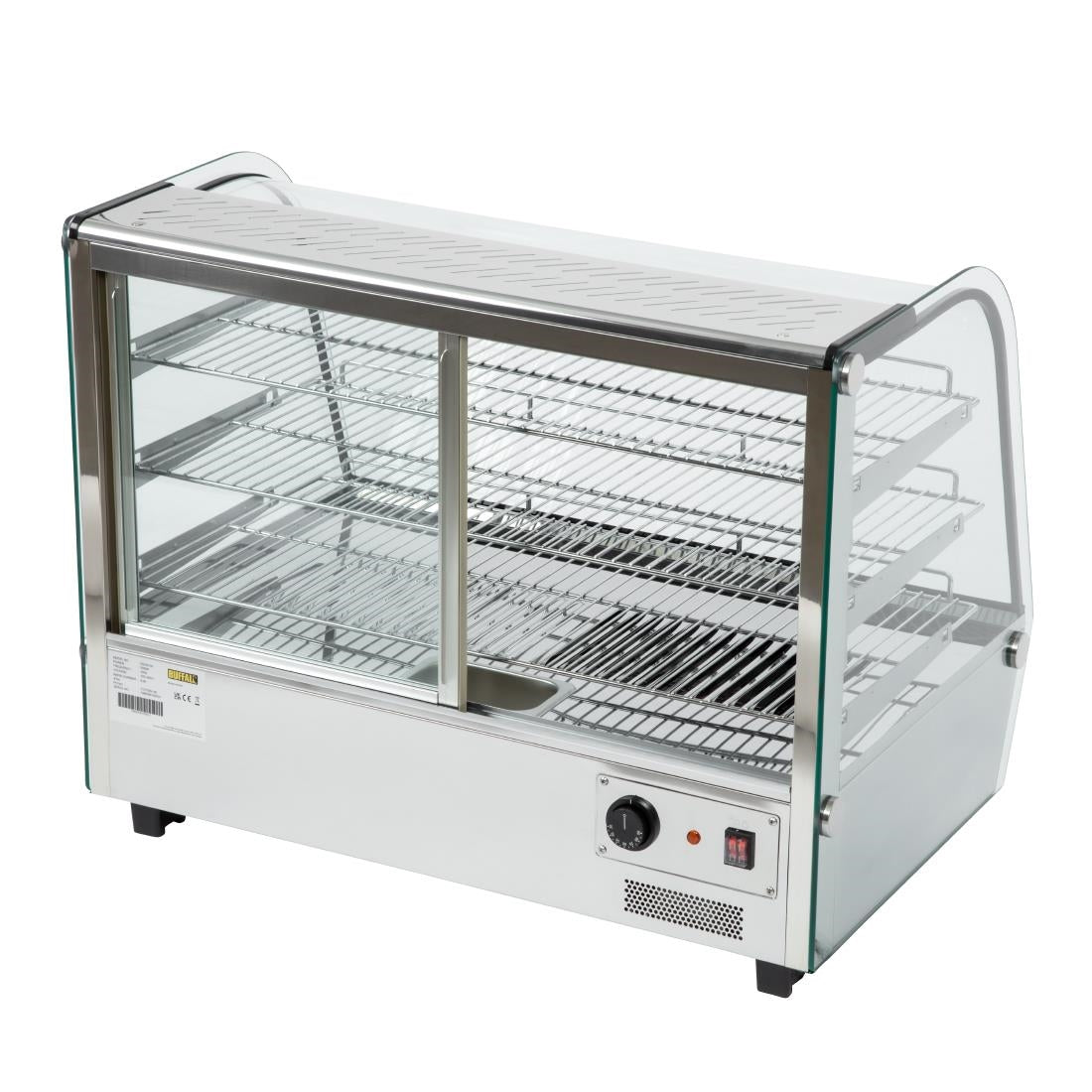 Buffalo Countertop Heated Food Display 868mm Width