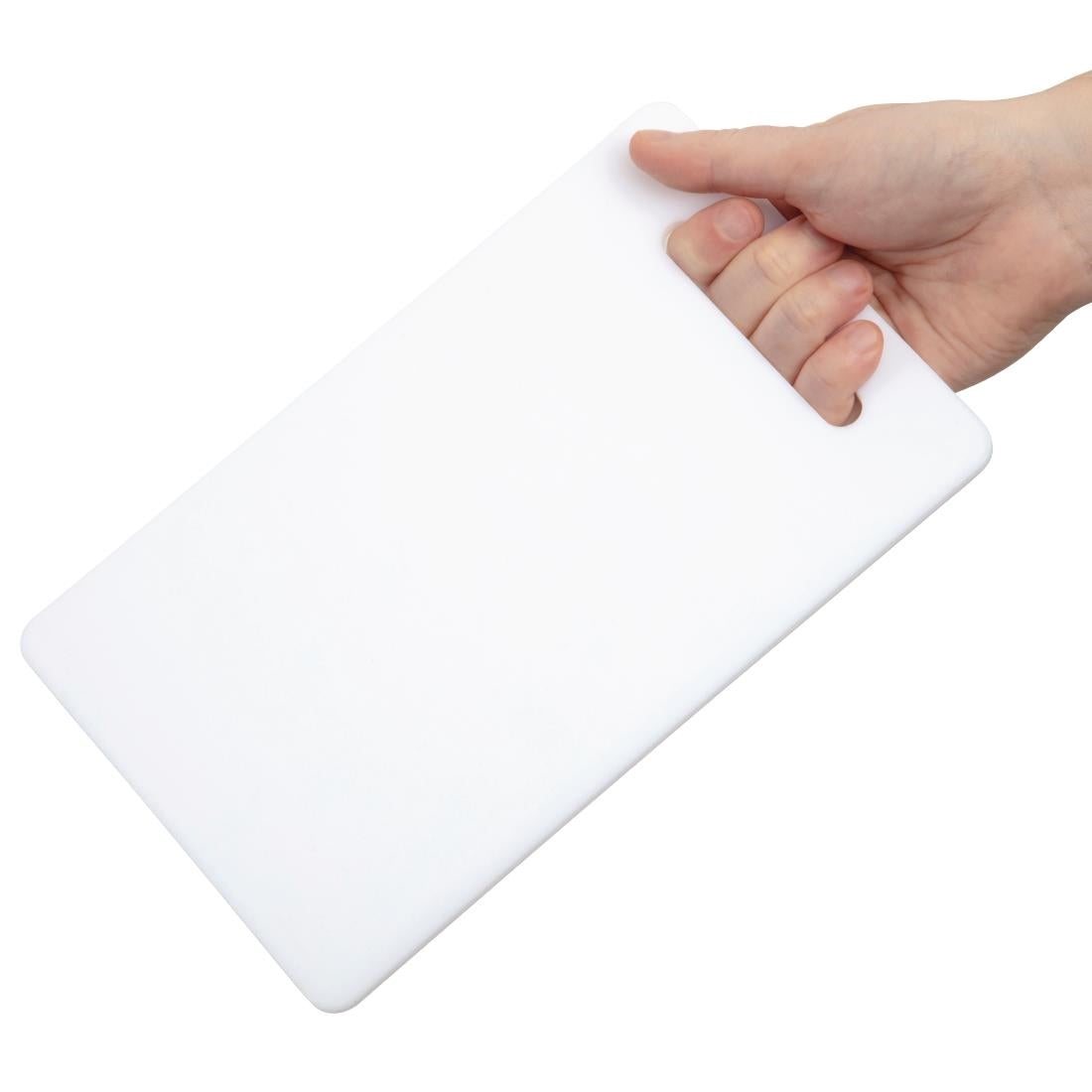 Hygiplas Low Density Cutting Board White 250x150x6mm