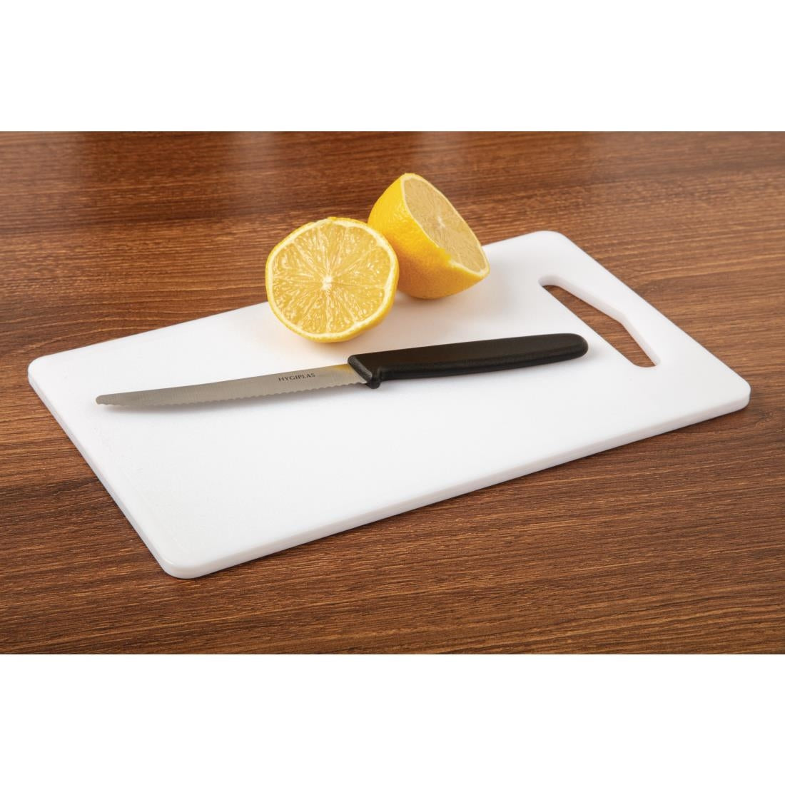 Hygiplas Low Density Cutting Board White 250x150x6mm