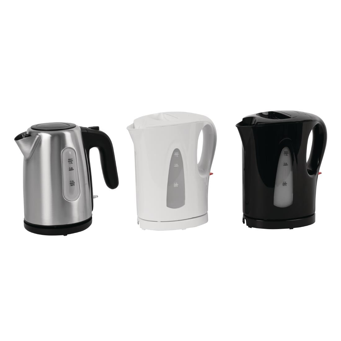 Caterlite Hotel Room Kettle Black 1Ltr