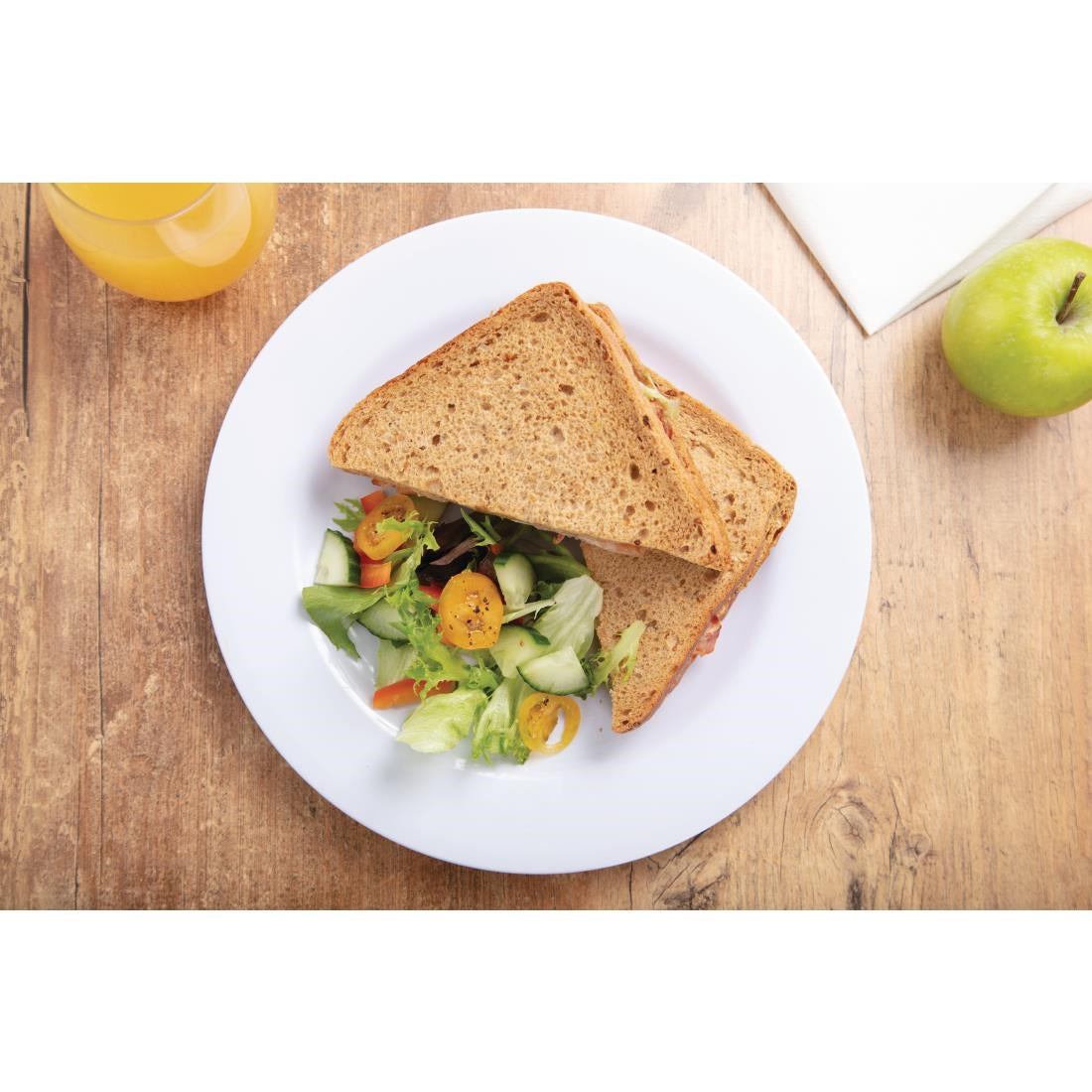 Olympia Kristallon Melamine Plates 254mm (6 Pack)