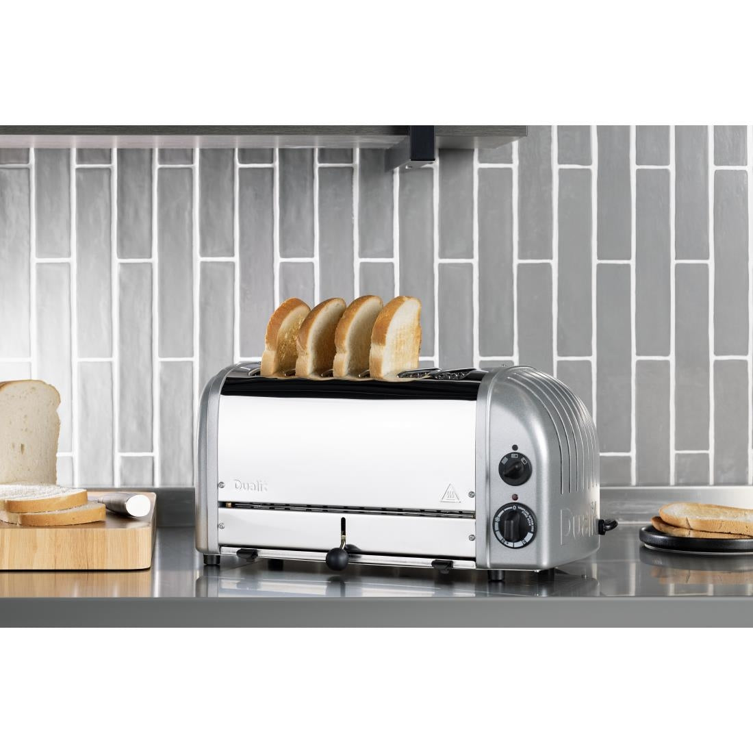 Dualit 6 Slice Vario Toaster Metallic Silver 60147