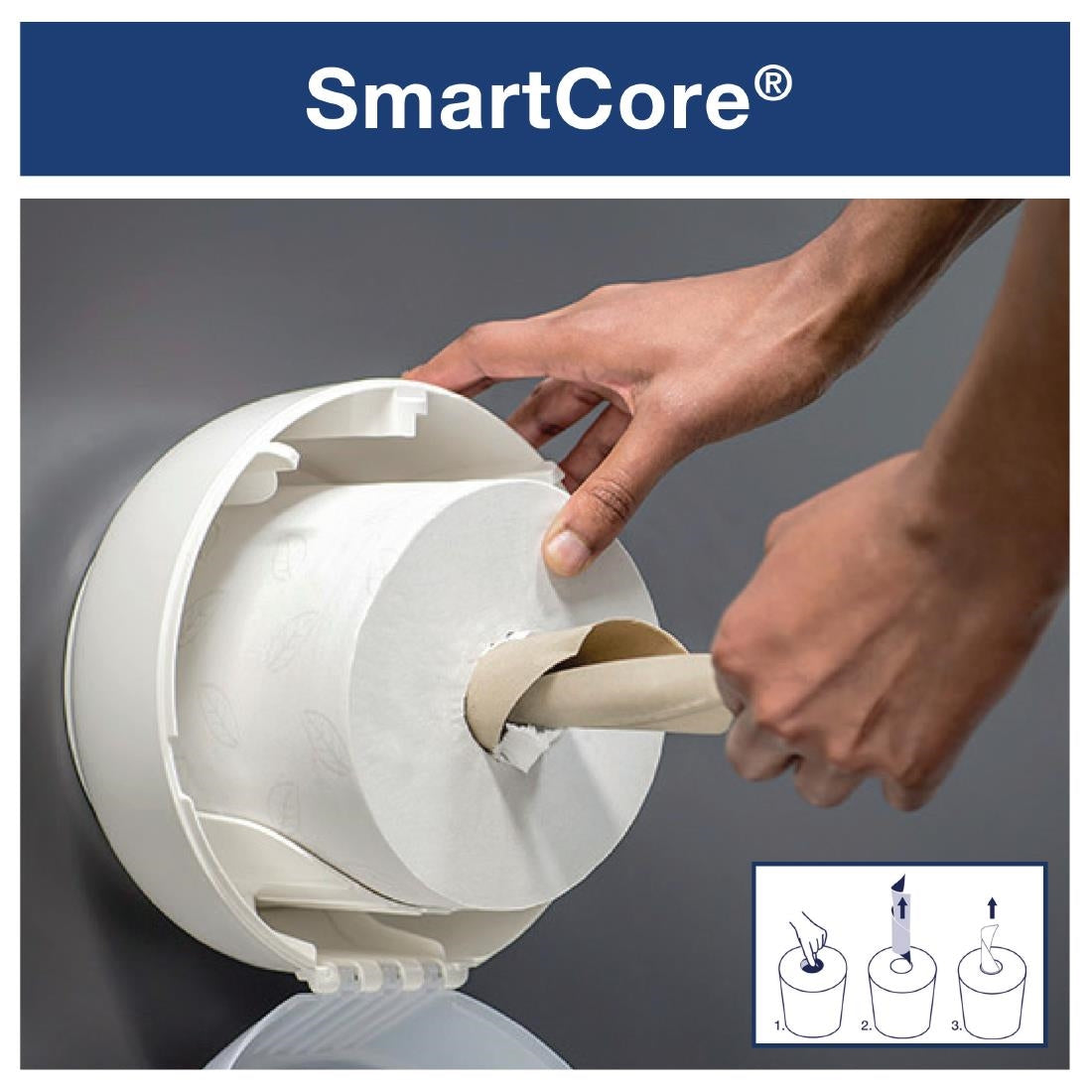 Tork SmartOne Toilet Roll Dispenser White T8
