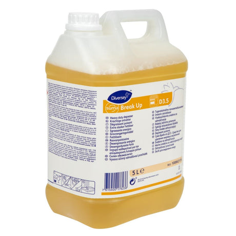 Suma Break Up D3.5 Heavy-Duty Kitchen Degreaser Concentrate 5Ltr (2 Pack)