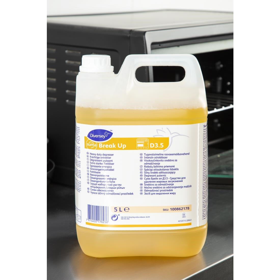 Suma Break Up D3.5 Heavy-Duty Kitchen Degreaser Concentrate 5Ltr (2 Pack)