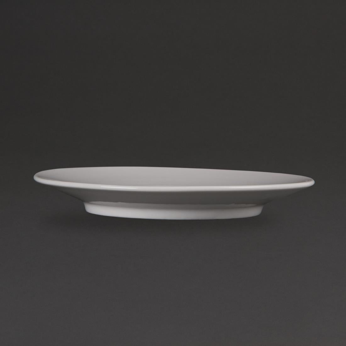 Olympia Whiteware Elegant Saucers 148mm (12 Pack)