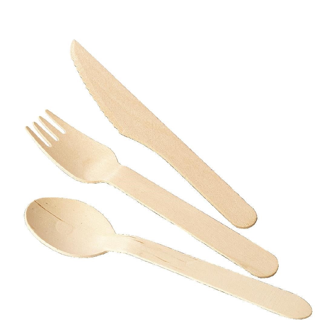 Fiesta 100-Pack Wooden Dessert Spoons