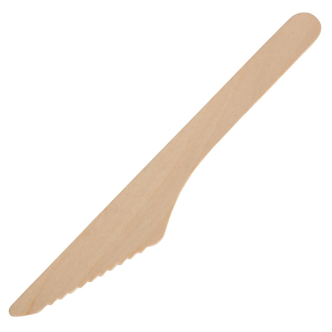 Fiesta Compostable Disposable Wooden Knife (100 Pack)