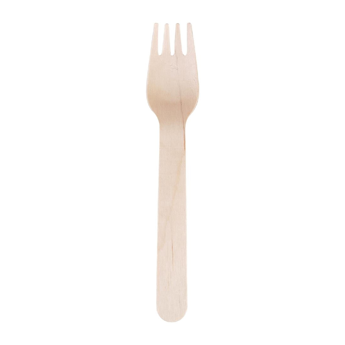 Fiesta Compostable Disposable Wooden Forks