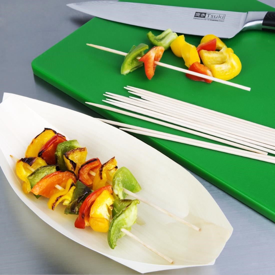 Fiesta Compostable Wooden Skewers 180mm (200 Pack)