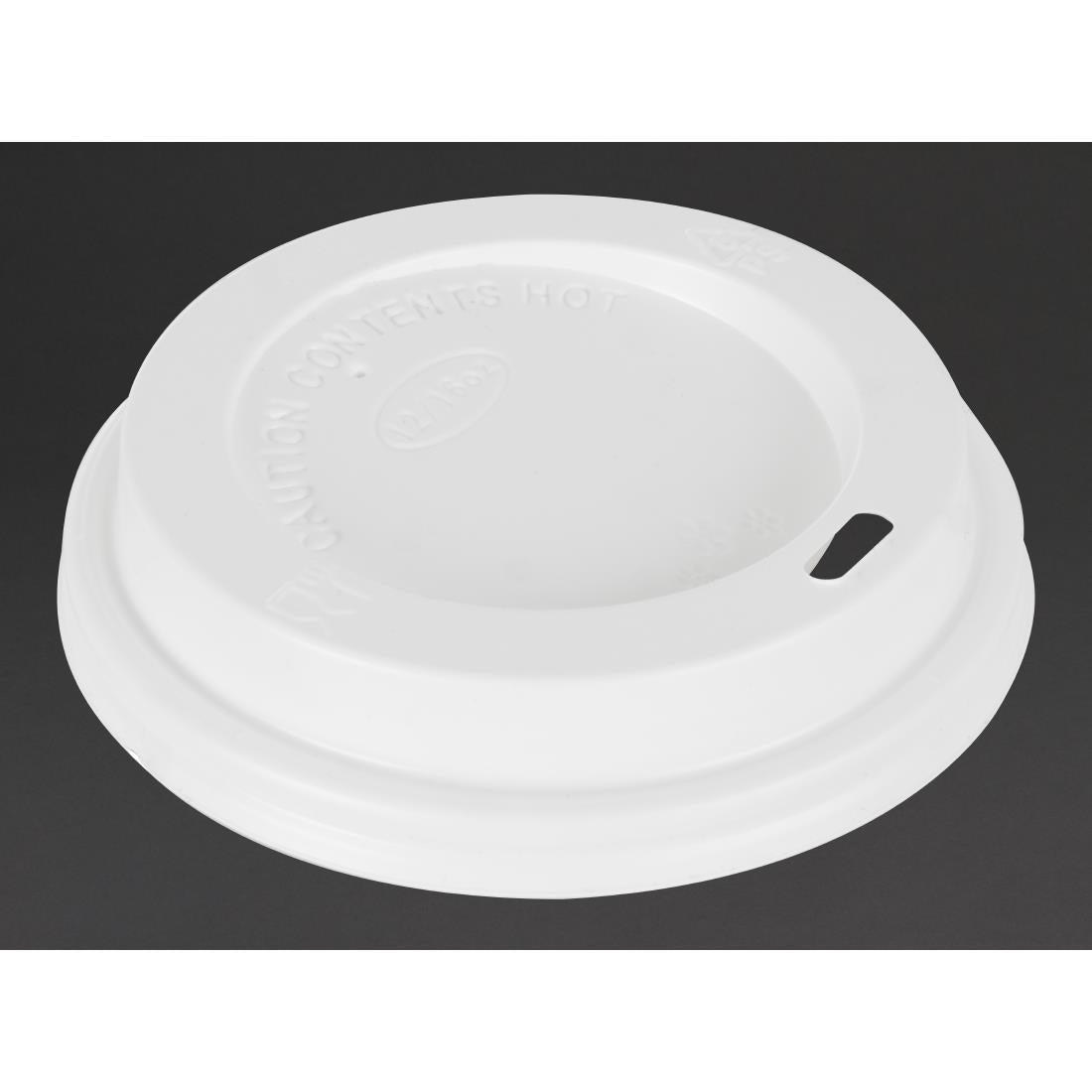 Fiesta Recyclable Coffee Cup Lids White 340ml / 12oz & 455ml / 16oz (1000 Pack)