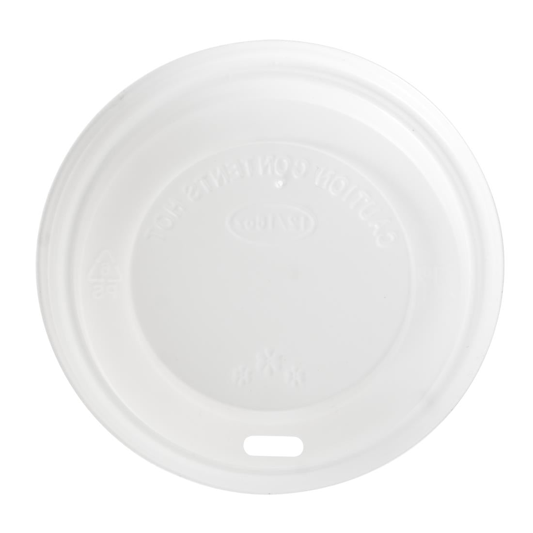 Fiesta Recyclable Coffee Cup Lids White 340ml / 12oz & 455ml / 16oz (1000 Pack)