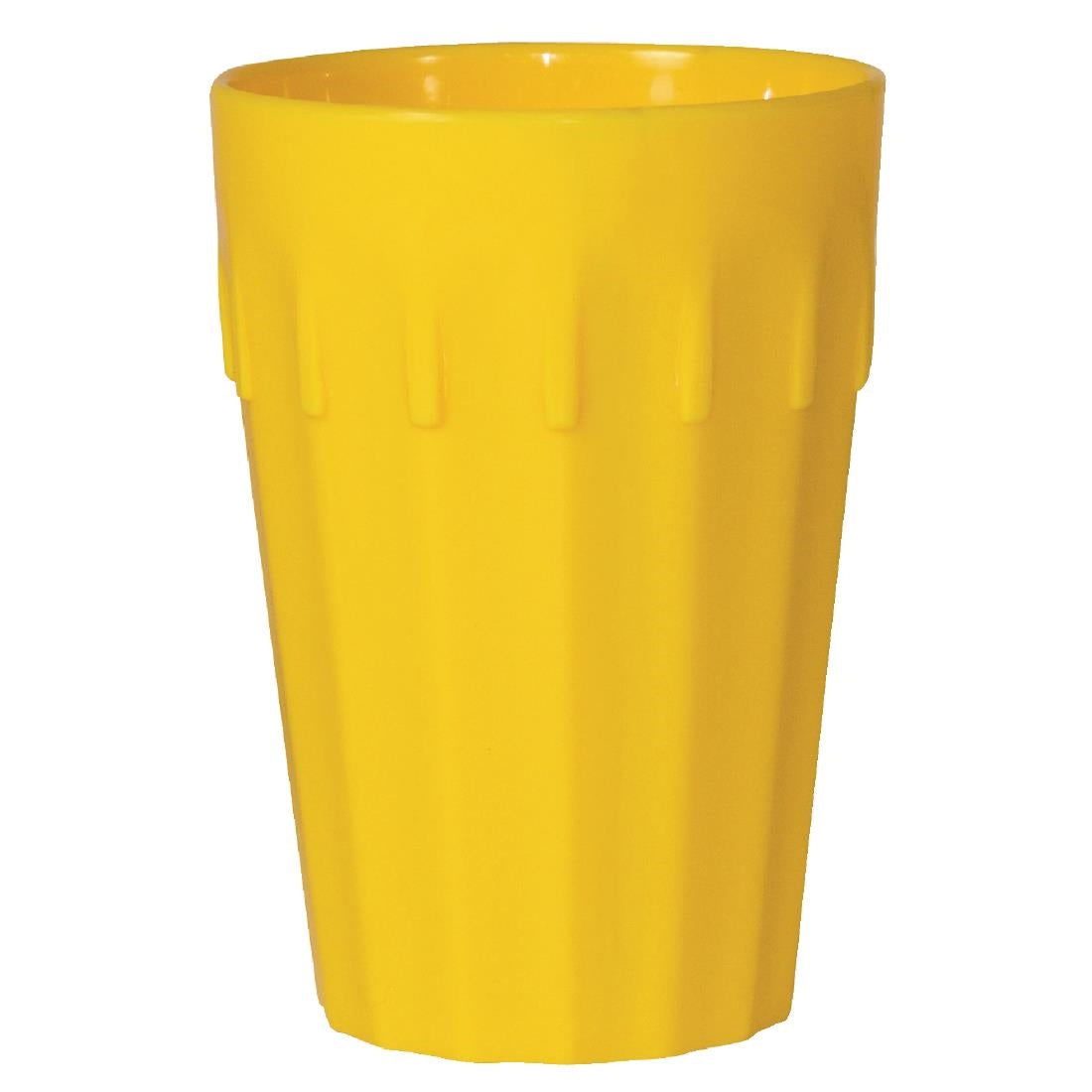 Olympia Kristallon Polypropylene Tumblers Yellow 141.3ml (12 Pack)