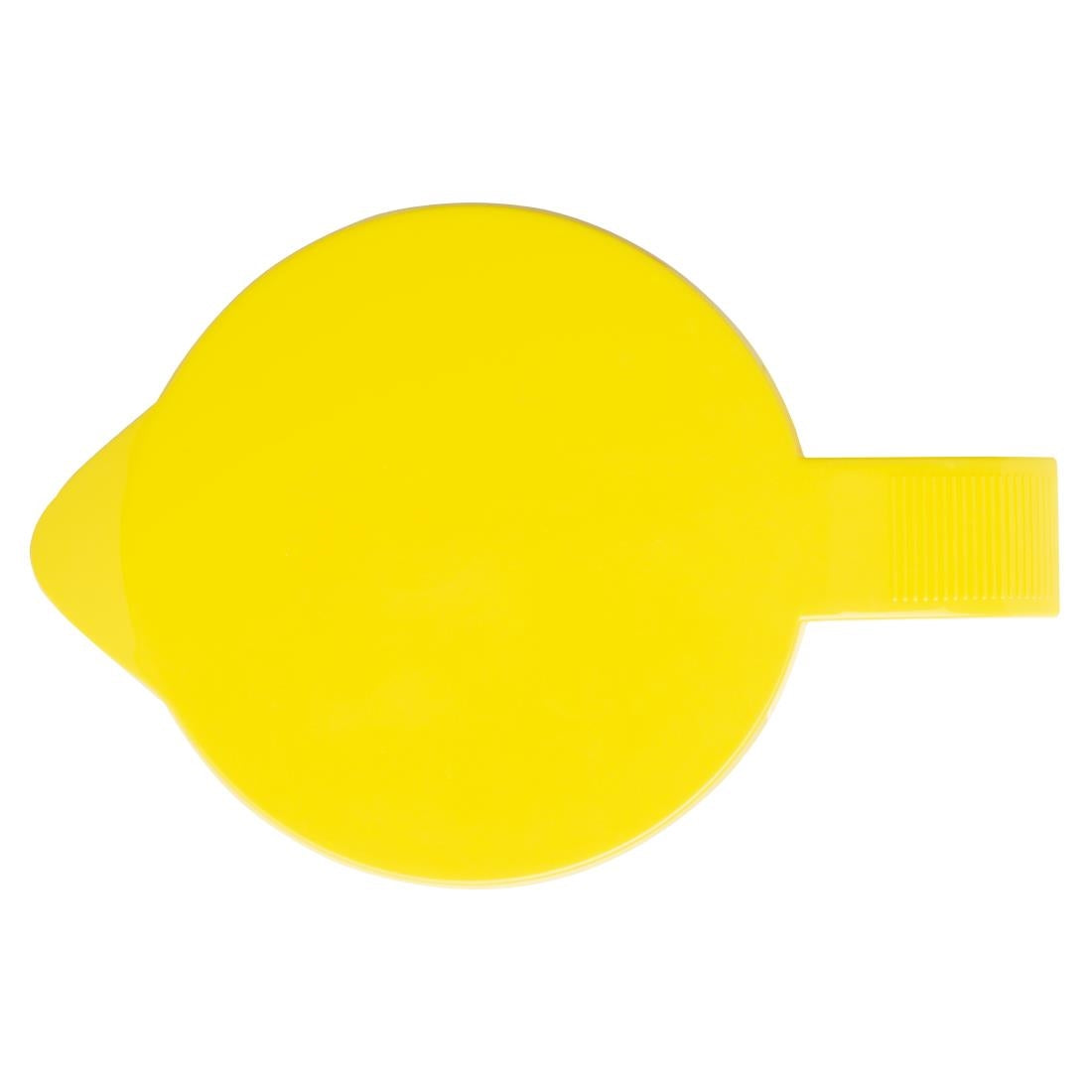 Olympia Kristallon Polypropylene Lid for J904 & CE278 Jug Yellow