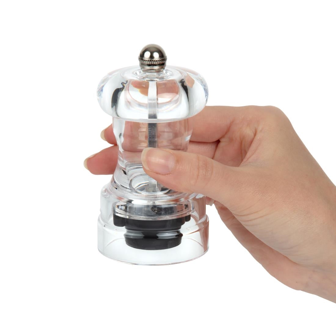 Olympia Acrylic Salt and Pepper Mill – 102mm