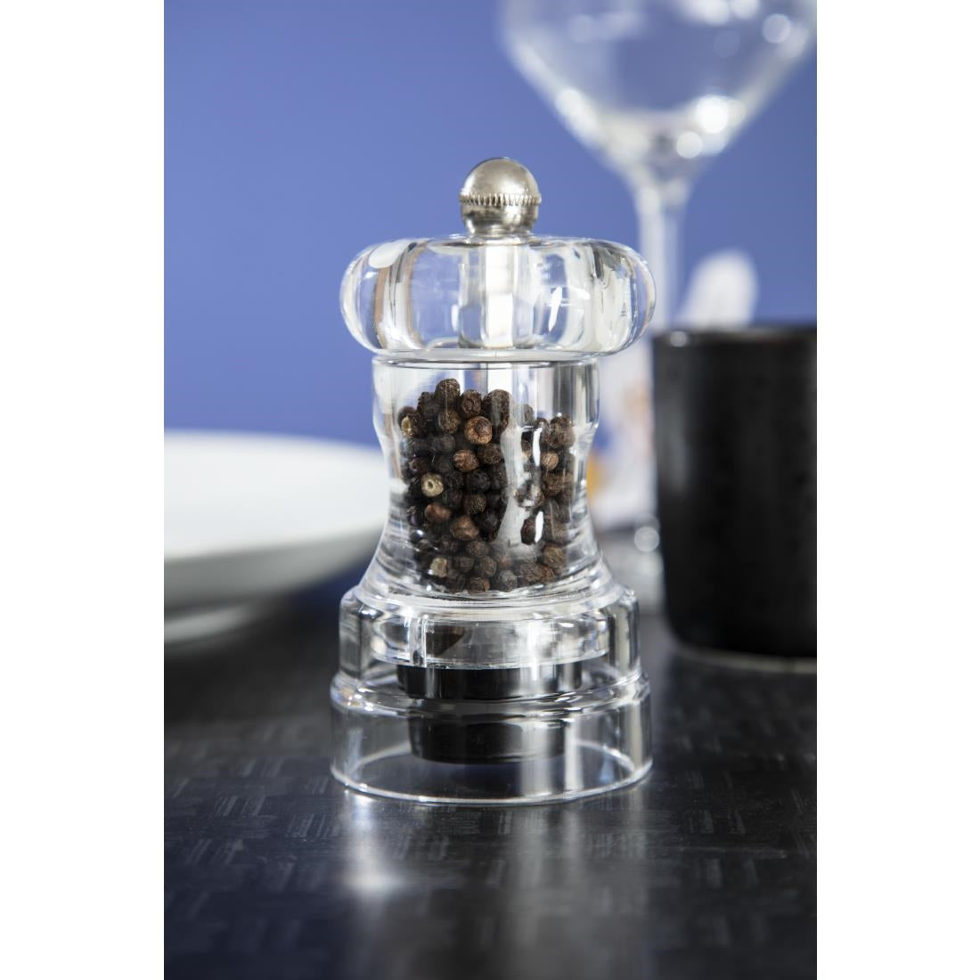 Olympia Acrylic Salt and Pepper Mill – 102mm