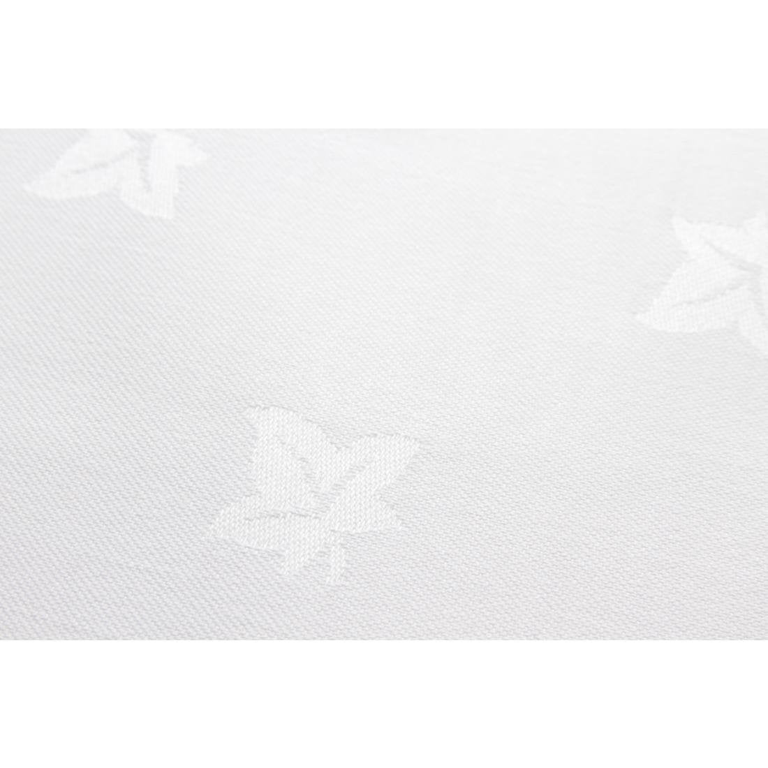 Mitre Luxury Luxor Round Tablecloth White 1725mm