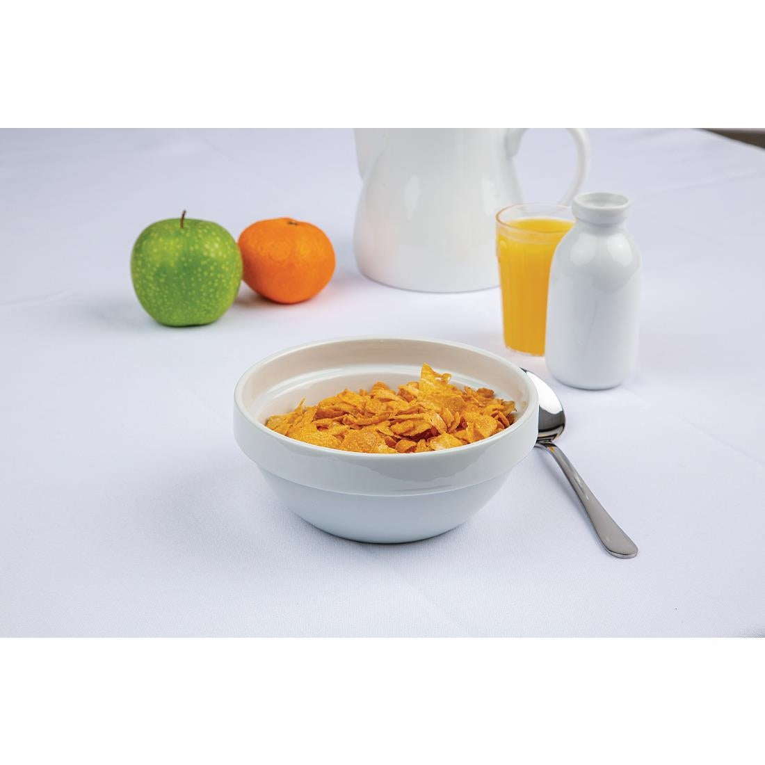 Olympia Whiteware Cereal Bowls 145mm (12 Pack)