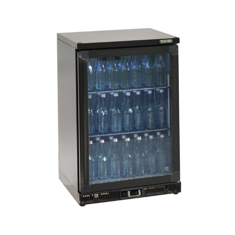 Gamko Bottle Cooler - Single Hinged Door 150Ltr Black