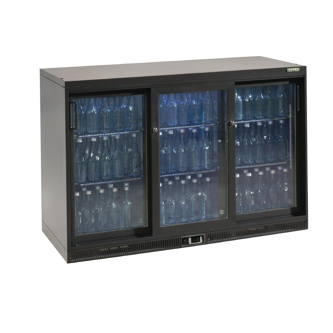 Gamko Bottle Cooler - Triple Sliding Door 315Ltr
