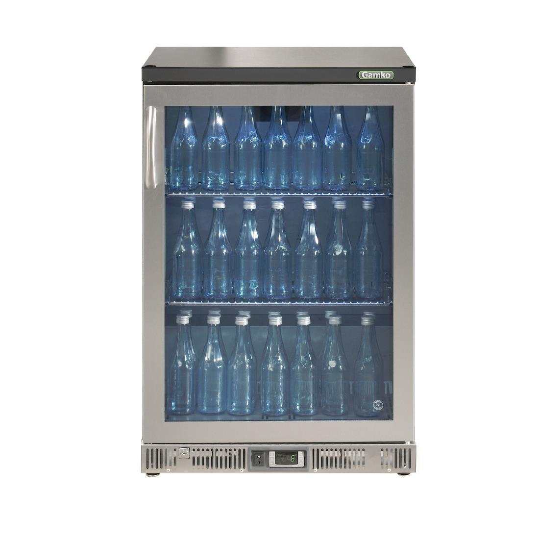 Gamko Bottle Cooler Single Hinged Door 147 Ltr Stainless Steel