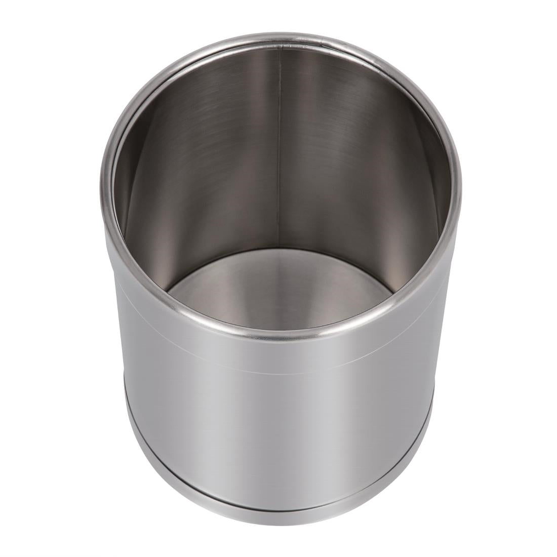 Bolero Waste Paper Bin Stainless Steel 10.2Ltr