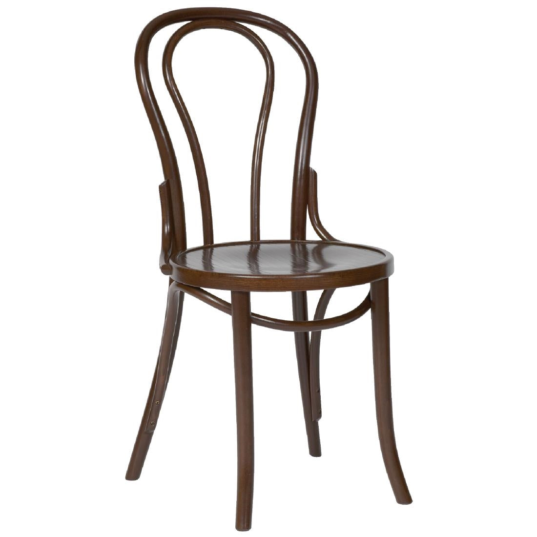 Fameg Bentwood Bistro Side Chairs Walnut Finish (2 Pack)