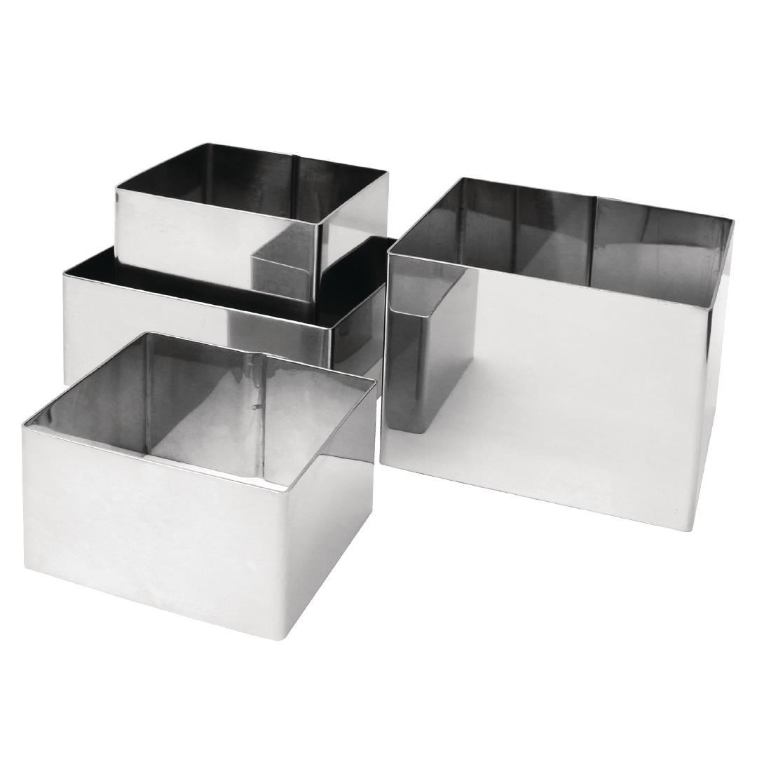 Vogue Square Mousse Rings 60 x 60 x 60mm Extra Deep