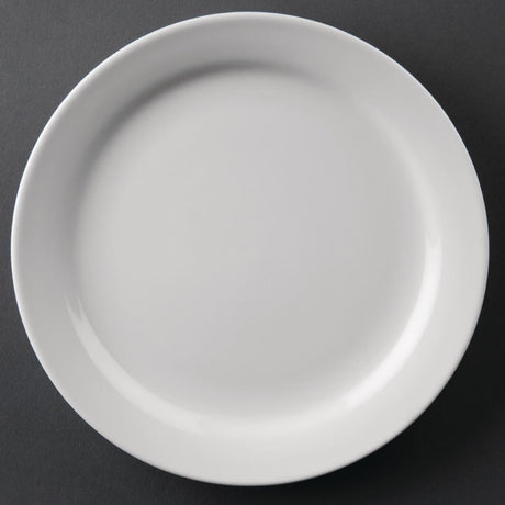 Olympia Athena Narrow Rimmed Plates 165mm (12 Pack)