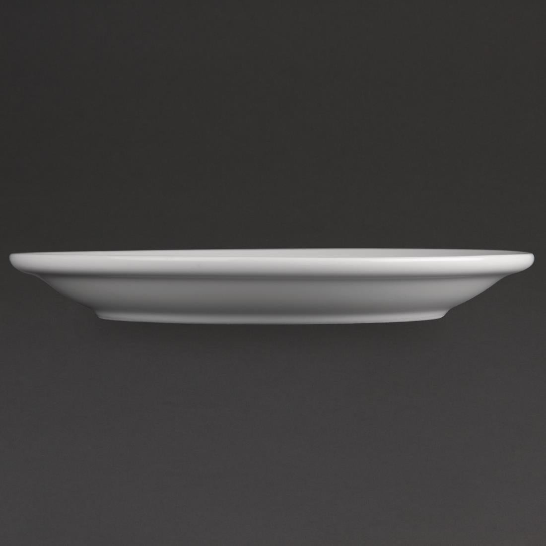Olympia Athena Narrow Rimmed Plates 165mm (12 Pack)
