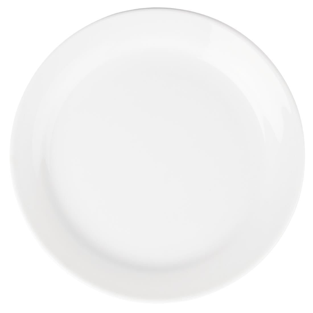 Olympia Athena Narrow Rimmed Plates 165mm (12 Pack)