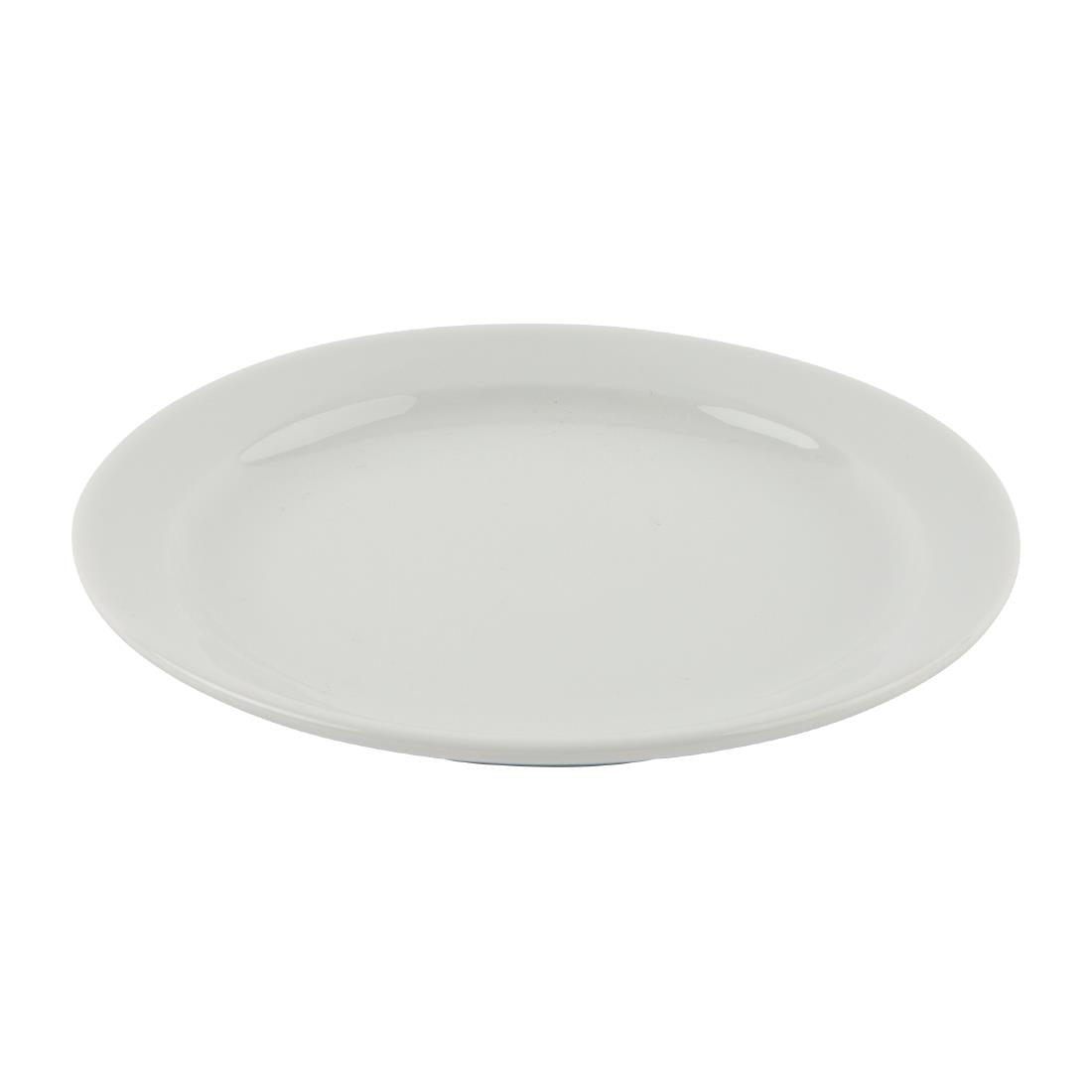 Olympia Athena Narrow Rimmed Plates 165mm (12 Pack)