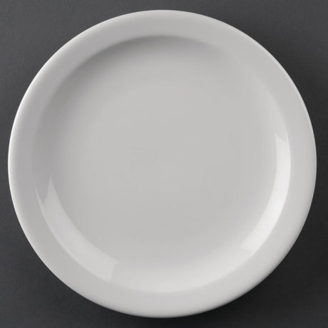 Olympia Athena Narrow Rimmed Plates 205mm (12 Pack)