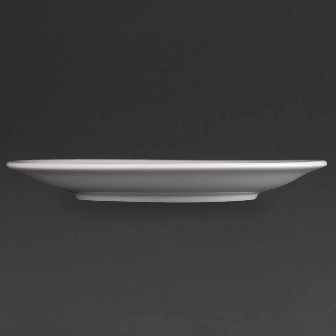 Olympia Athena Narrow Rimmed Plates 205mm (12 Pack)