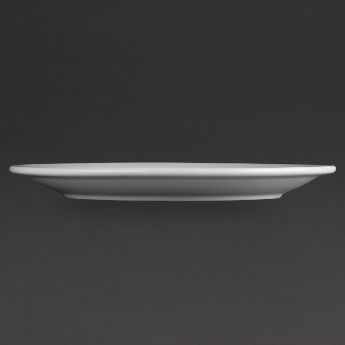Olympia Athena Narrow Rimmed Plates 226mm (12 Pack)