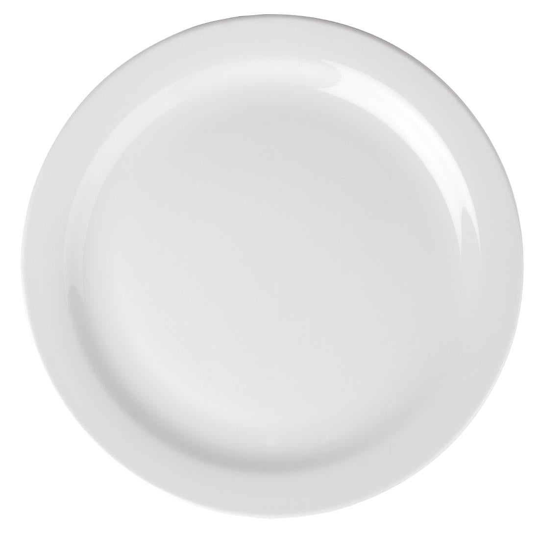 Olympia Athena Narrow Rimmed Plates 226mm (12 Pack)