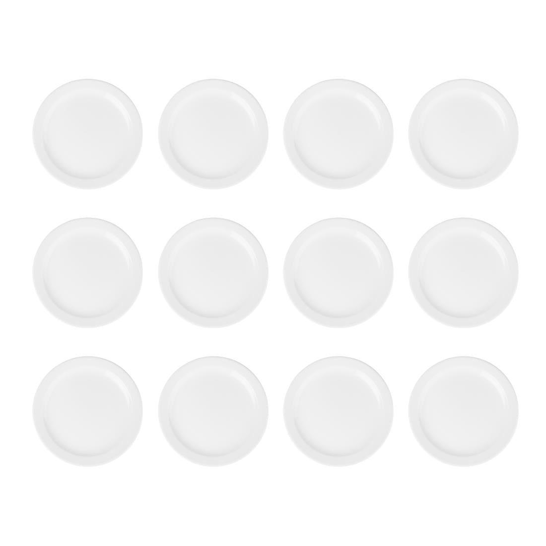 Olympia Athena Narrow Rimmed Plates 254mm (12 Pack)