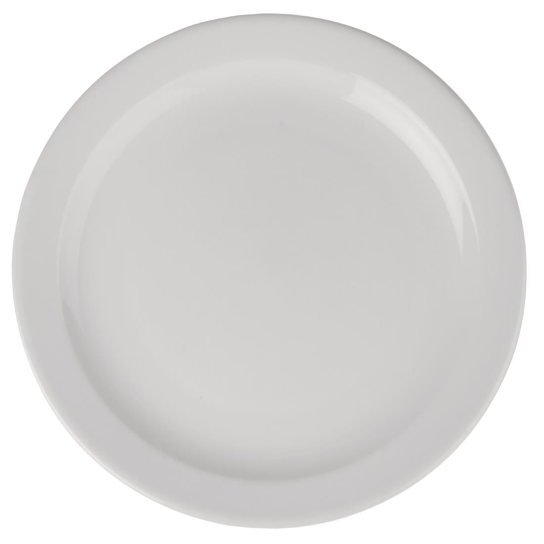 Olympia Athena Narrow Rimmed Plates 254mm (12 Pack)