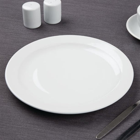 Olympia Athena Narrow Rimmed Plates 254mm (12 Pack)