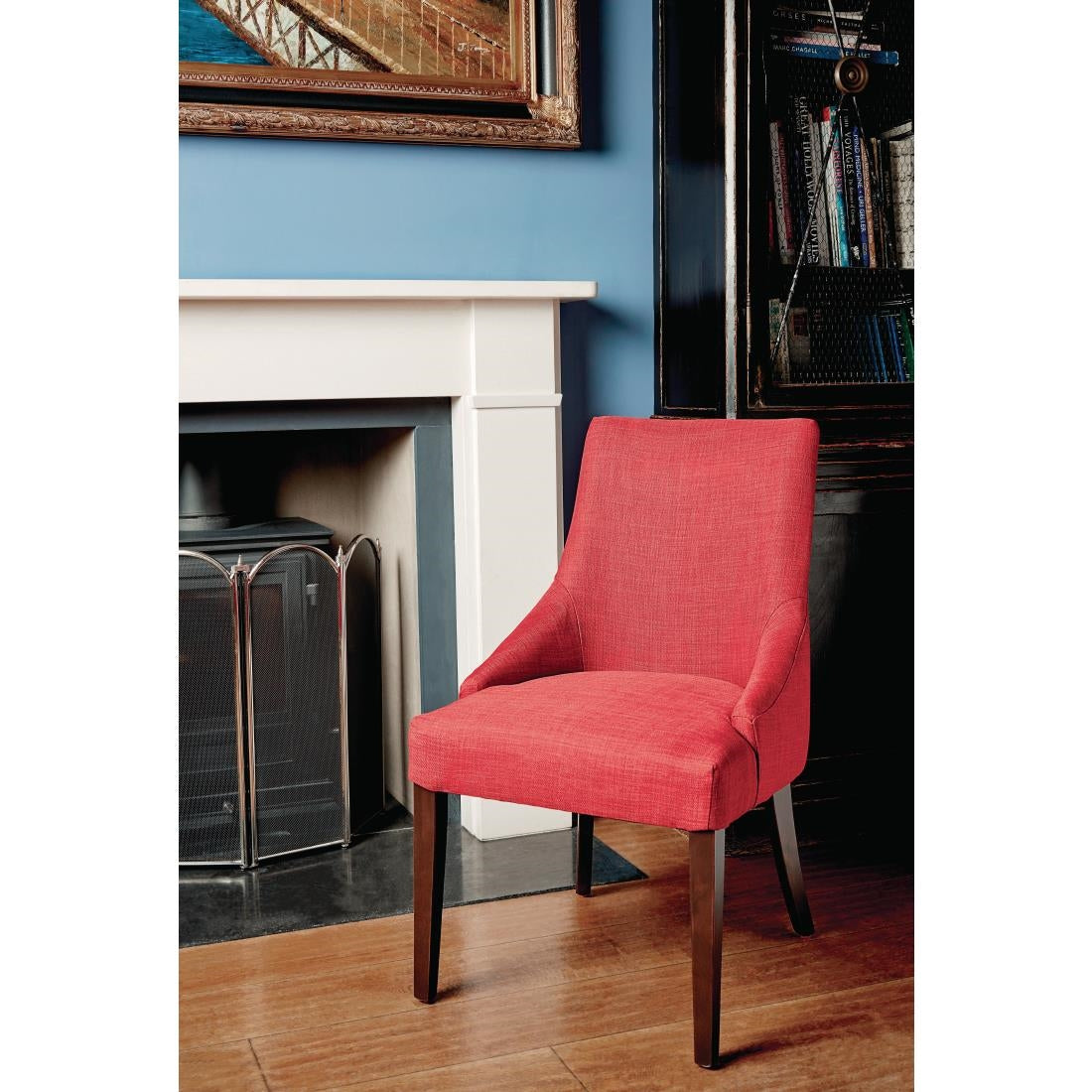 Bolero Dark Red Finesse Dining Chairs (2 Pack)