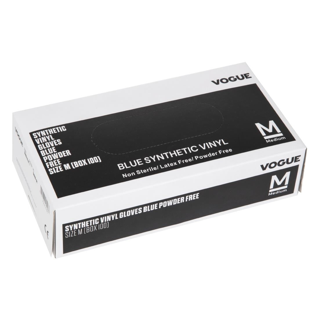 Hygiplas Powder-Free Vinyl Gloves Blue Medium (100 Pack)